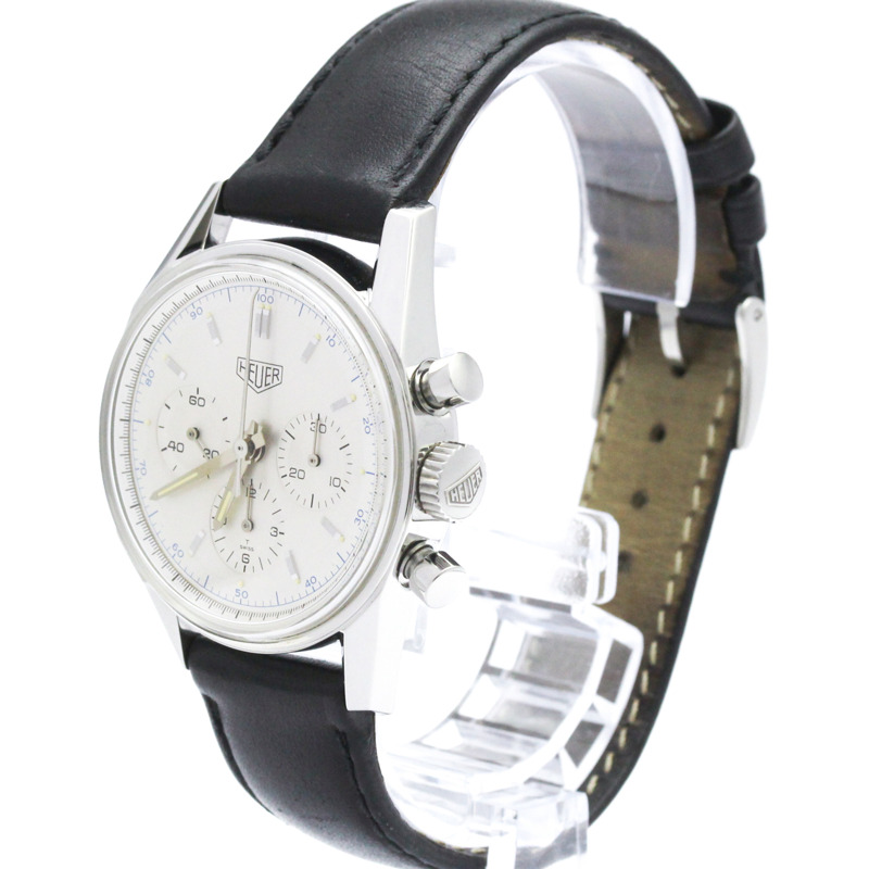 TAG HEUER 豪雅卡萊拉復刻版計時手動腕錶 CS3110 拋光-1