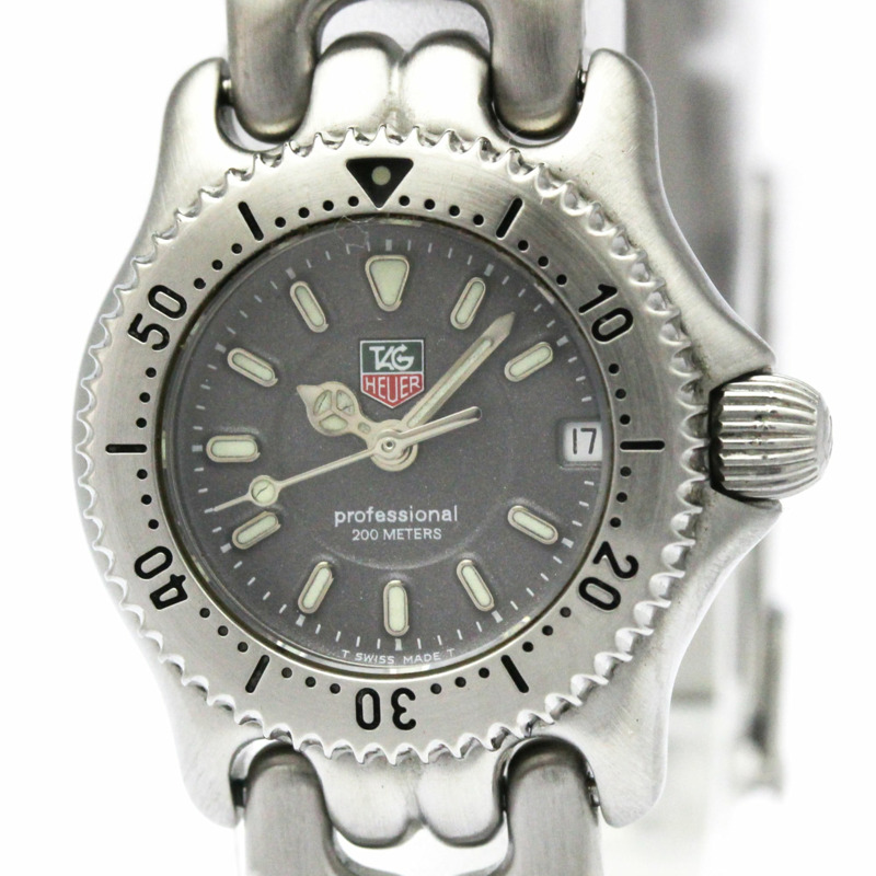 TAG HEUER Sel Professional 精鋼石英女錶 WG1413 拋光款-0