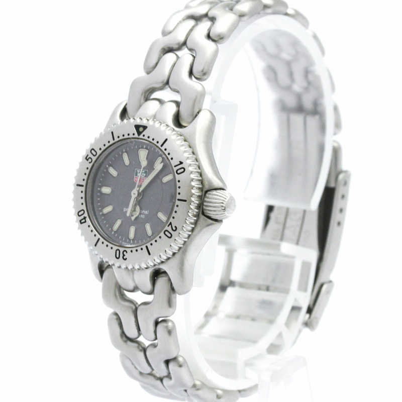 TAG HEUER Sel Professional 精鋼石英女錶 WG1413 拋光款-1