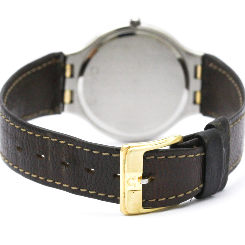 歐米茄碟飛系列 K18 金鋼石英男士腕錶 196.0316 拋光款-4