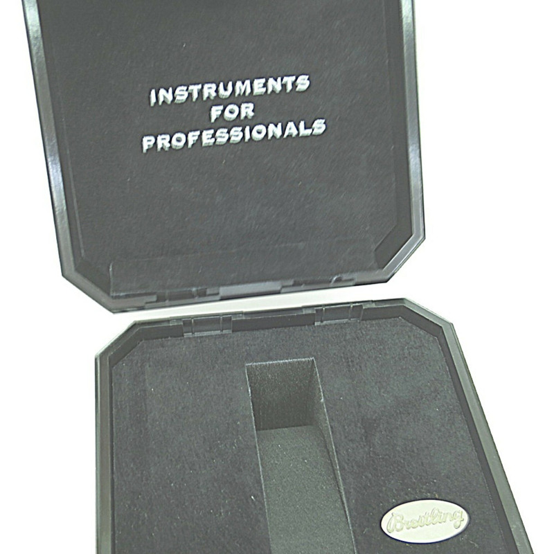 百年靈專業B-1系列精鋼石英男錶A68062拋光款-9