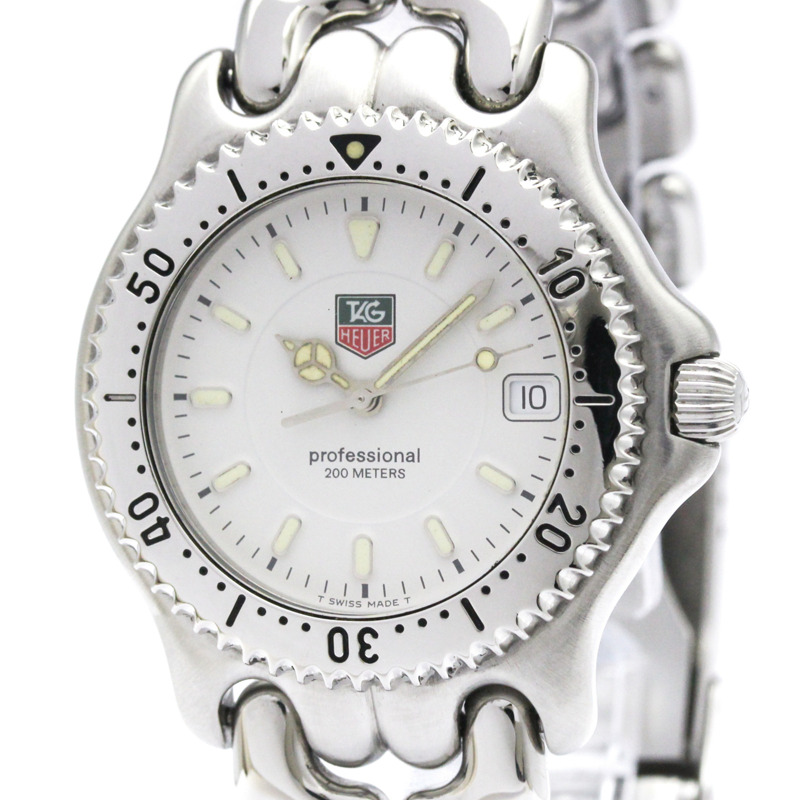 TAG HEUER Sel Professional 200米精鋼石英男錶 WG1112 拋光款-0