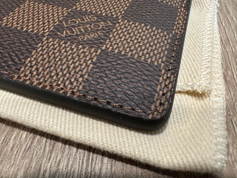 全新 送禮全套 有收據 LV Damier帆布卡片夾-4