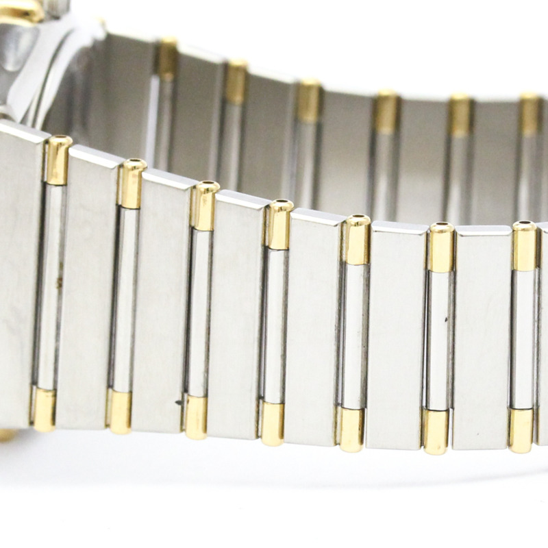 歐米茄星座系列日期顯示18K金精鋼石英男士腕錶 396.1070 拋光款-2