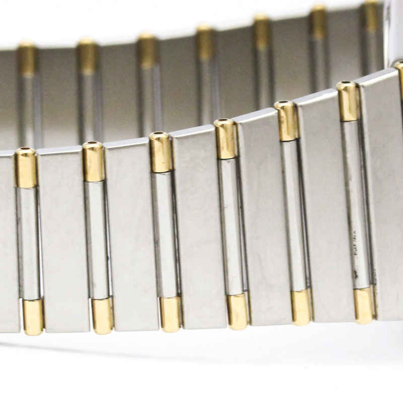 歐米茄星座系列日期顯示18K金精鋼石英男士腕錶 396.1070 拋光款-6