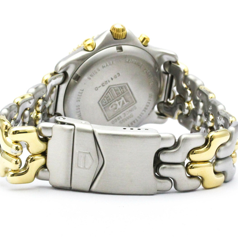 TAG HEUER Sel計時碼錶鍍金鋼男錶CG1123拋光-4