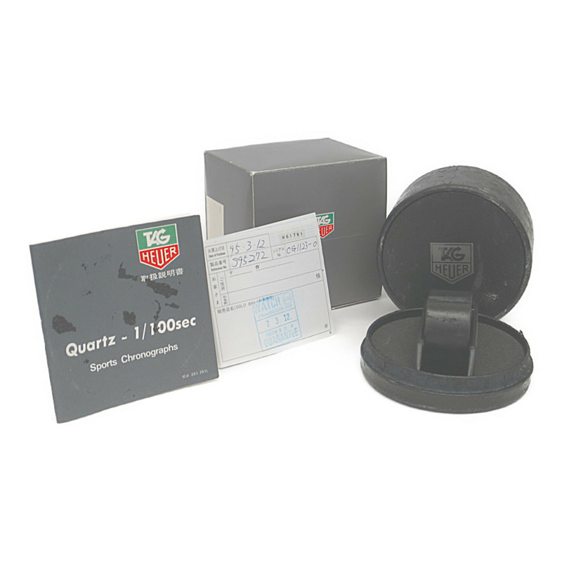 TAG HEUER Sel計時碼錶鍍金鋼男錶CG1123拋光-5