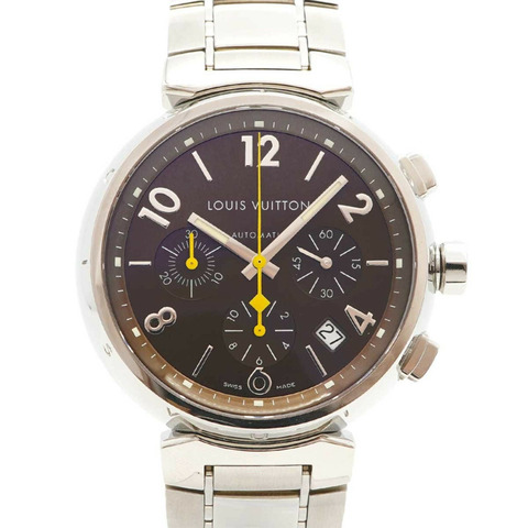 路易威登 Tambour Q1121 棕色錶盤男士腕錶