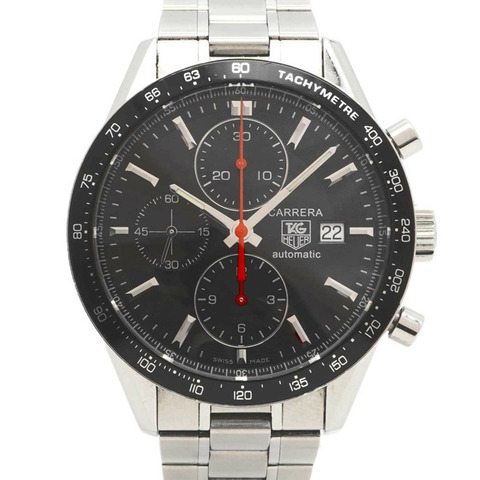 TAG Heuer Carrera CV2014 黑色錶盤男士腕錶