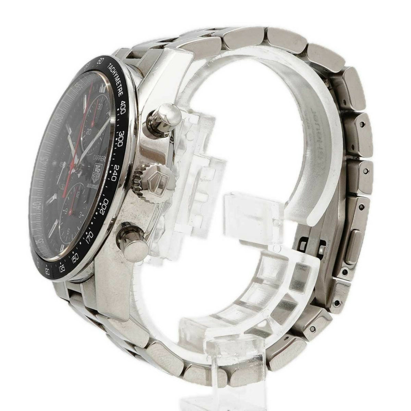 TAG Heuer Carrera CV2014 黑色錶盤男士腕錶-1