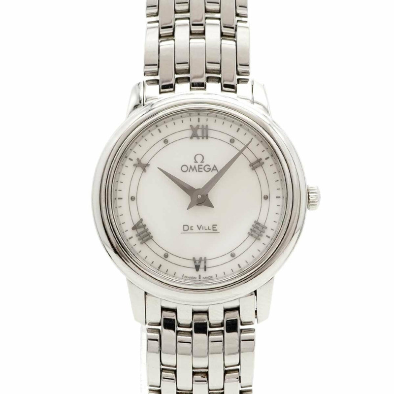 歐米茄碟飛系列 424.10.27.60.04.001 白色錶盤女錶-0