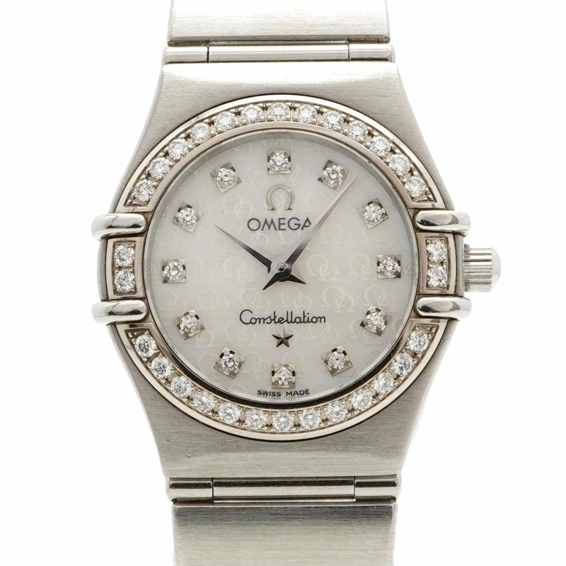 歐米茄星座系列 1460.75 白色錶盤女錶-0