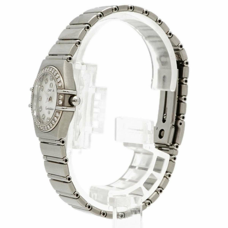 歐米茄星座系列 1460.75 白色錶盤女錶-1