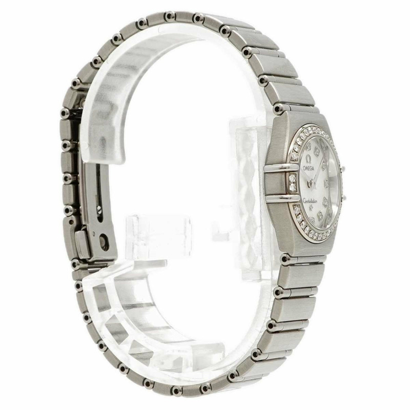 歐米茄星座系列 1460.75 白色錶盤女錶-2