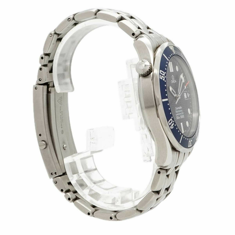 歐米茄海馬系列 2531.80 海軍藍錶盤男士腕錶-2