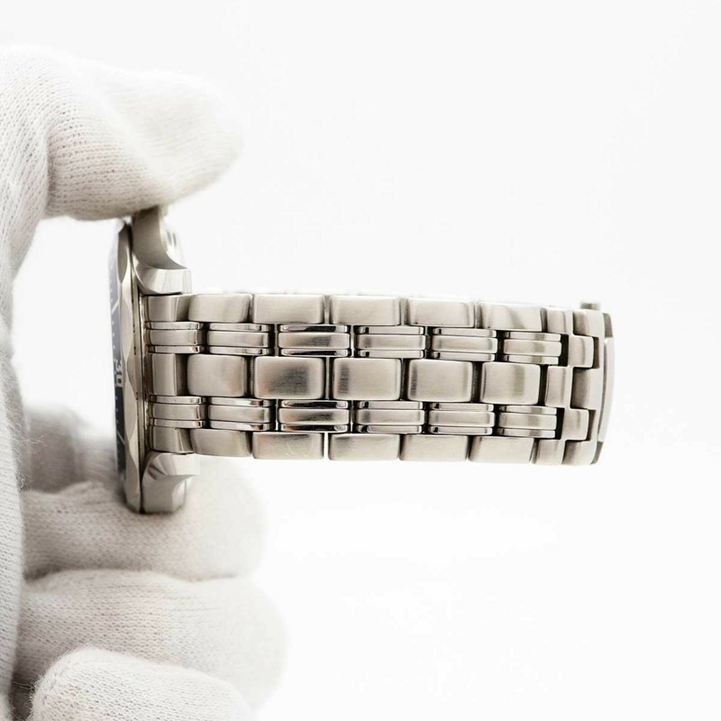 歐米茄海馬系列 2531.80 海軍藍錶盤男士腕錶-5