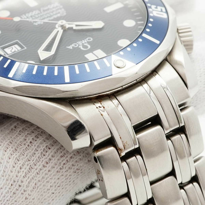 歐米茄海馬系列 2531.80 海軍藍錶盤男士腕錶-6