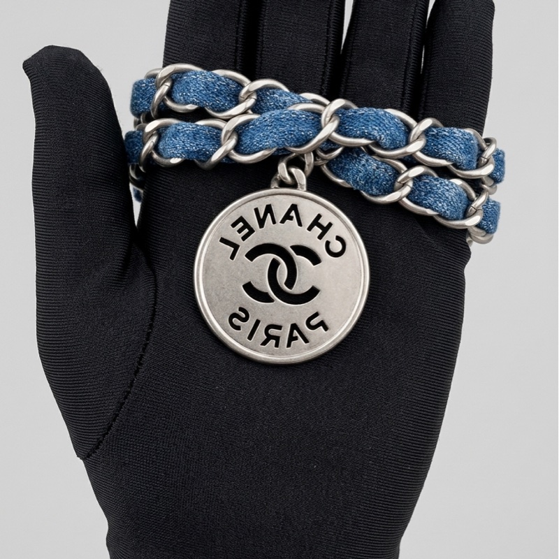 Chanel/香奈儿22bag 23P晶片款漸變牛仔小號 尺寸35×37×7高級 萬年時尚 百搭單品-14