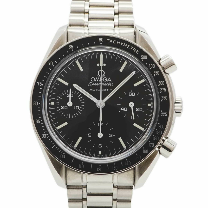 歐米茄超霸系列3539.50黑色錶盤男士腕錶-0