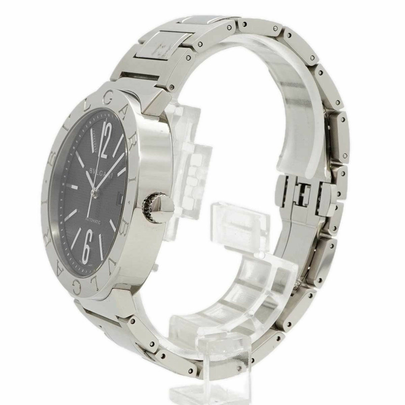 寶格麗 BB42SSAUTO 黑色錶盤男士腕錶-1