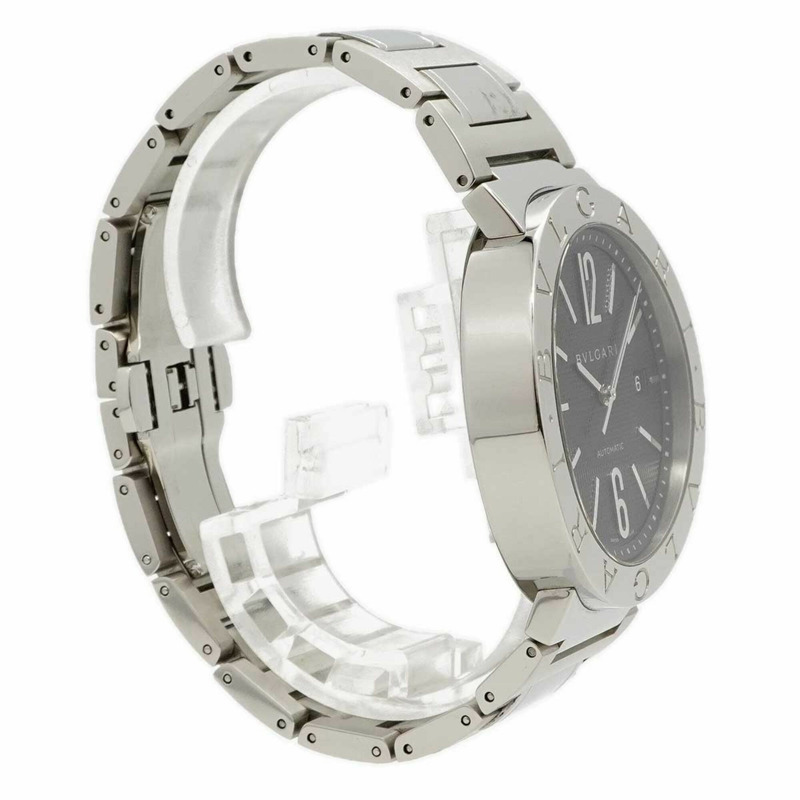 寶格麗 BB42SSAUTO 黑色錶盤男士腕錶-2