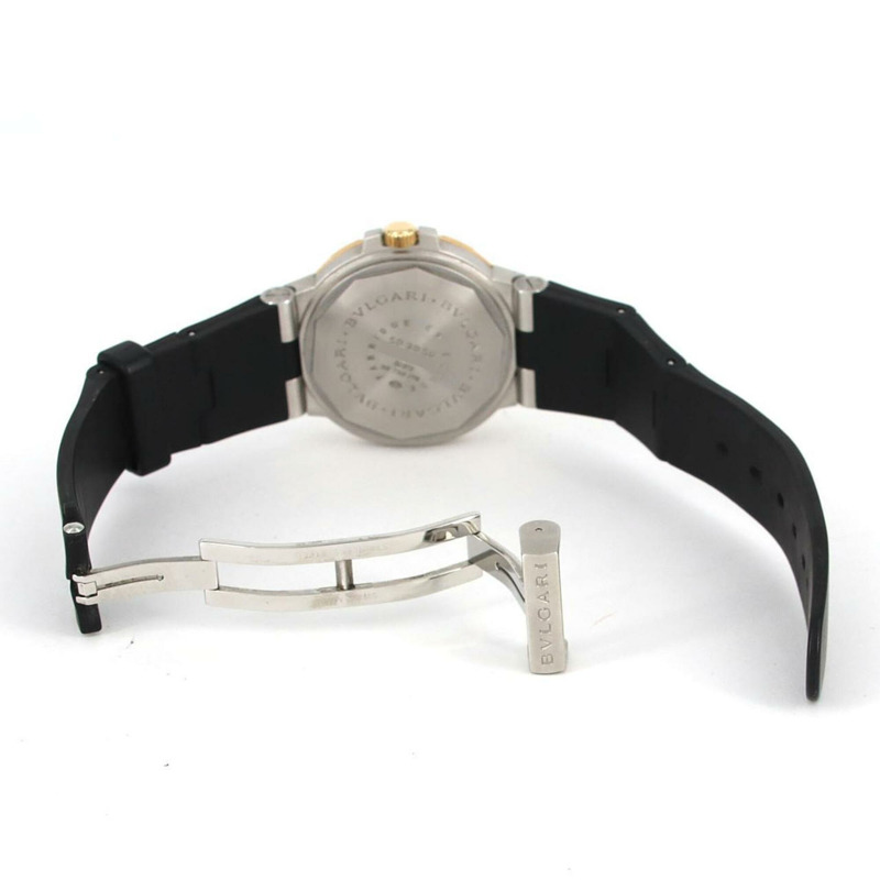 寶格麗 Diagono Scuba SD38SGVD SSxYG 自動腕錶-5
