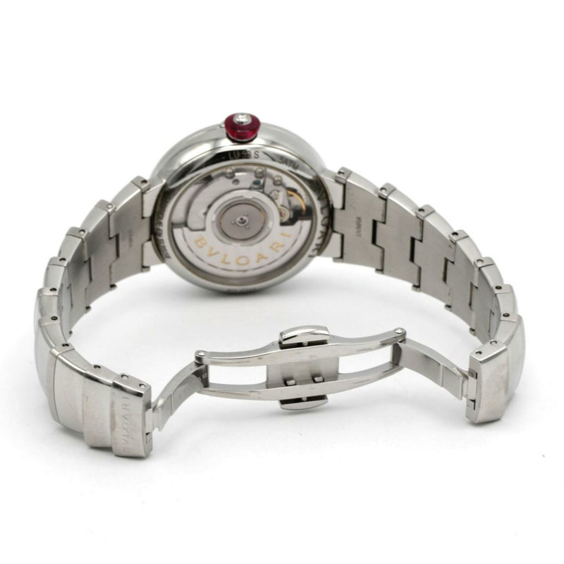 寶格麗 Lucea 11P 102199 LU33S LU33WSSD 11 SS 自動腕錶-6