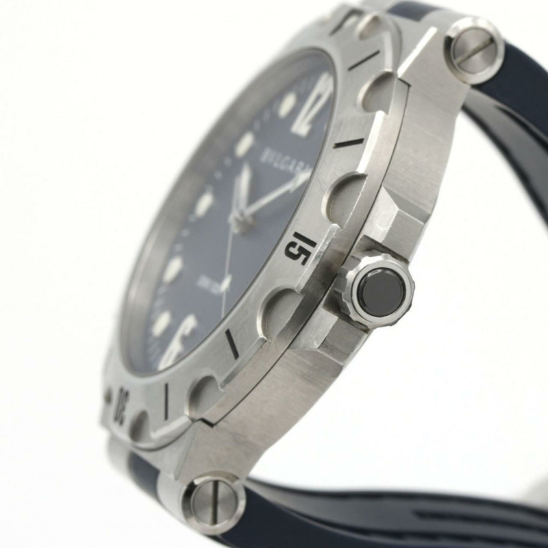 寶格麗 Diagono Scuba DP41SSD DP41C3SVSD 精鋼自動腕錶-2