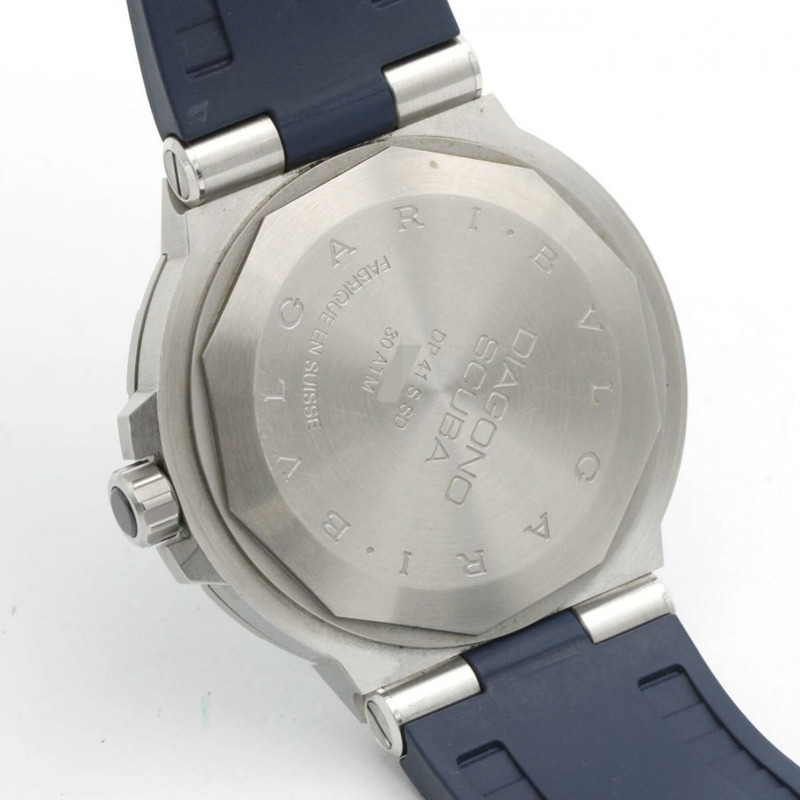 寶格麗 Diagono Scuba DP41SSD DP41C3SVSD 精鋼自動腕錶-4