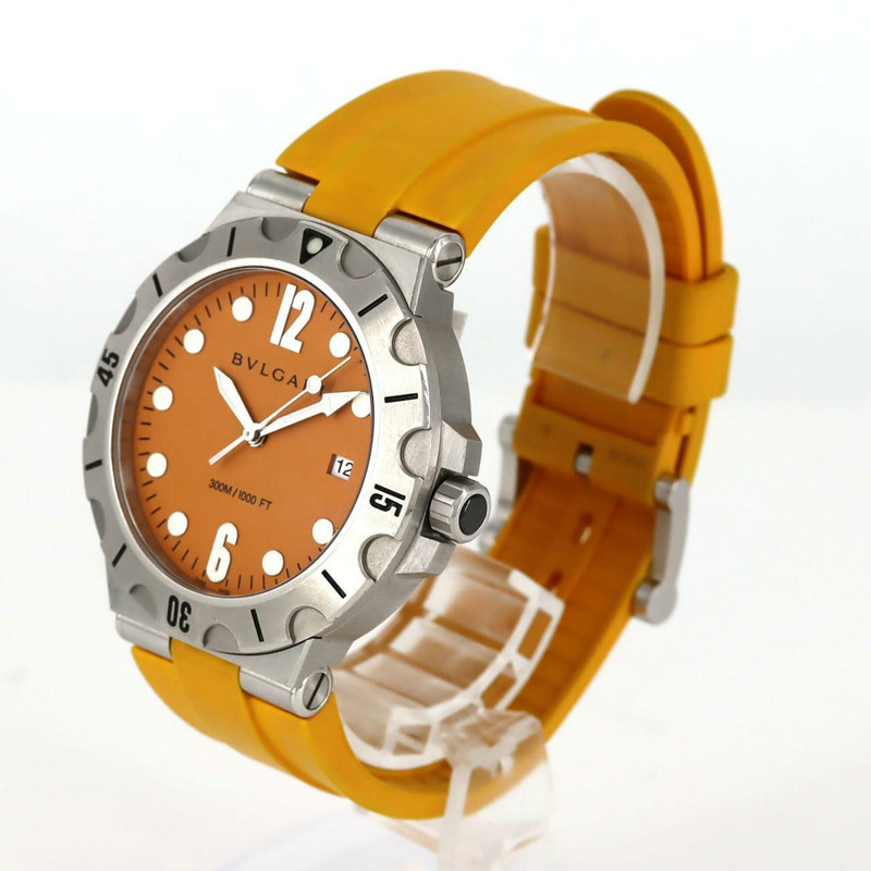 寶格麗 Diagono Scuba DP41SSD DP41C8SVSD 不鏽鋼自動腕錶-1