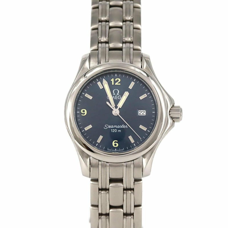 歐米茄海馬120 2571.83不鏽鋼石英錶-0