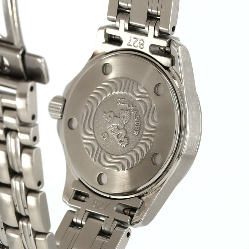 歐米茄海馬120 2571.83不鏽鋼石英錶-6