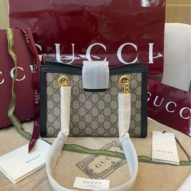 ❤️Gucci古馳 99新 padlock 黑色 有塵袋  有扣膜  尺寸26*18-1
