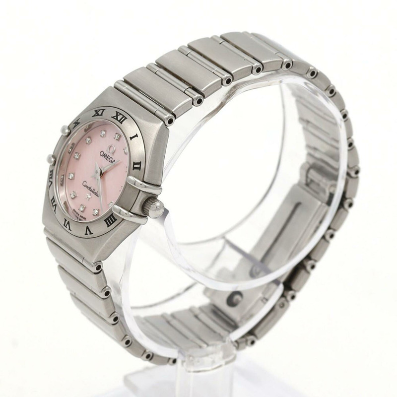 歐米茄星座系列迷你12P 1562.65不鏽鋼石英錶-1