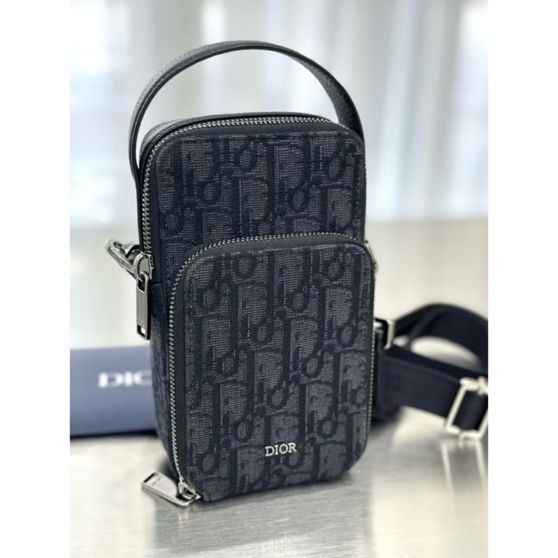 Dior micro rider puch 迷你緹花手機包（誠可議）-0
