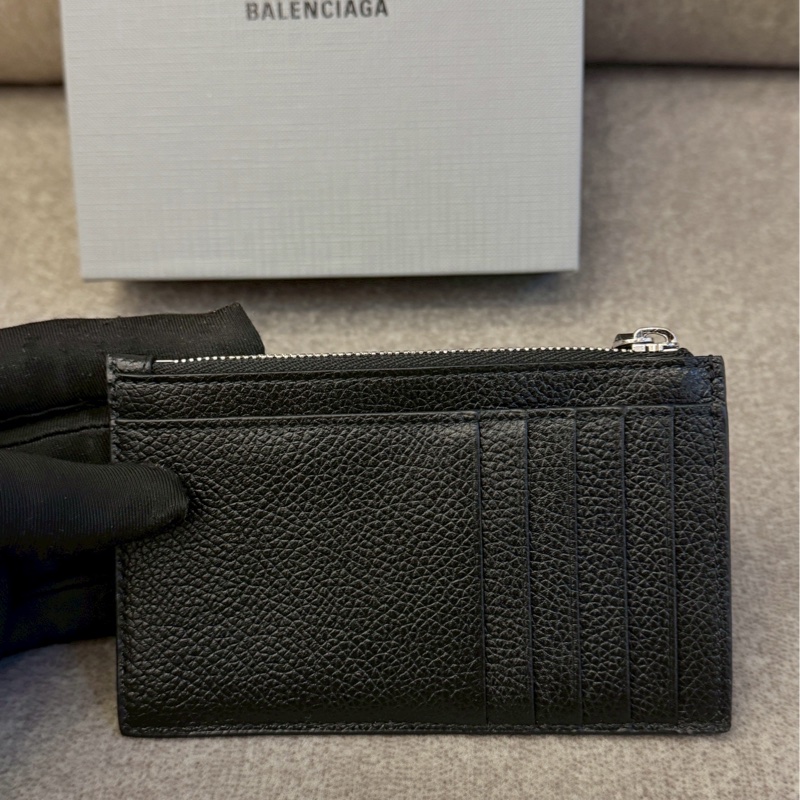 巴黎世家黑色零錢卡包-2