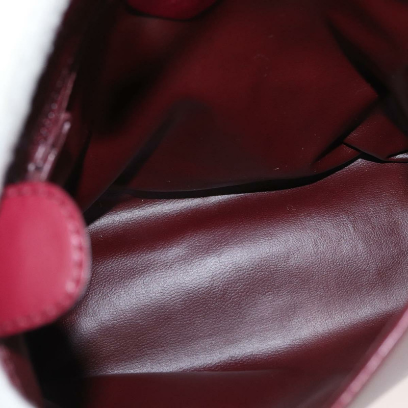 【日本直送】CELINE Circle 手提包 皮革 兩用 酒紅色 金色 正品 176822A-9