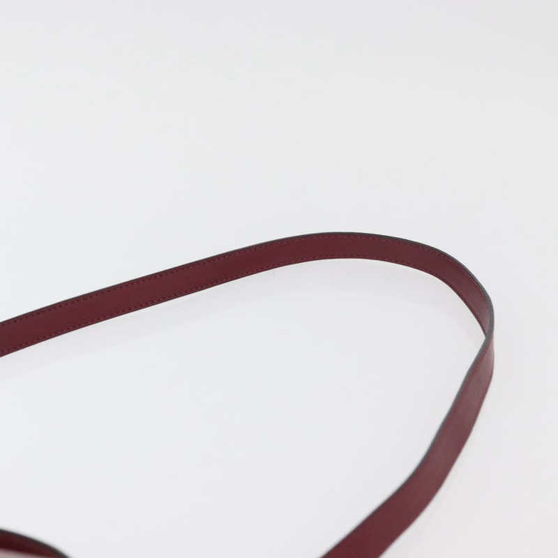 【日本直送】CELINE Circle 手提包 皮革 兩用 酒紅色 金色 正品 176822A-14