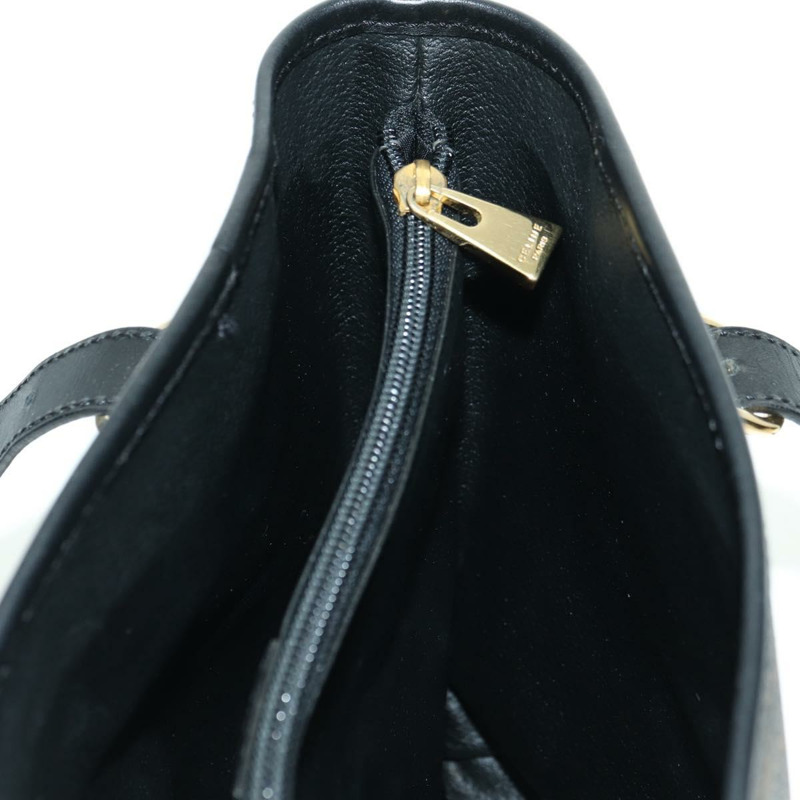 【日本直送】CELINE Macadam帆布托特包 PVC皮革 黑色金色 Auth am11378V-20