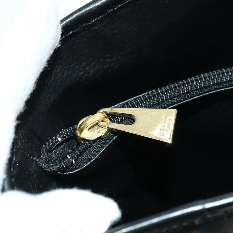 【日本直送】CELINE Macadam帆布托特包 PVC皮革 黑色金色 Auth am11378V-22