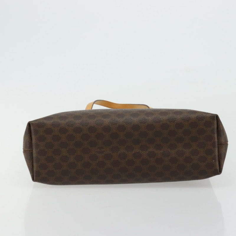 【日本直送】CELINE Macadam帆布托特包 PVC皮革 棕色 金色 Auth am11469A-4
