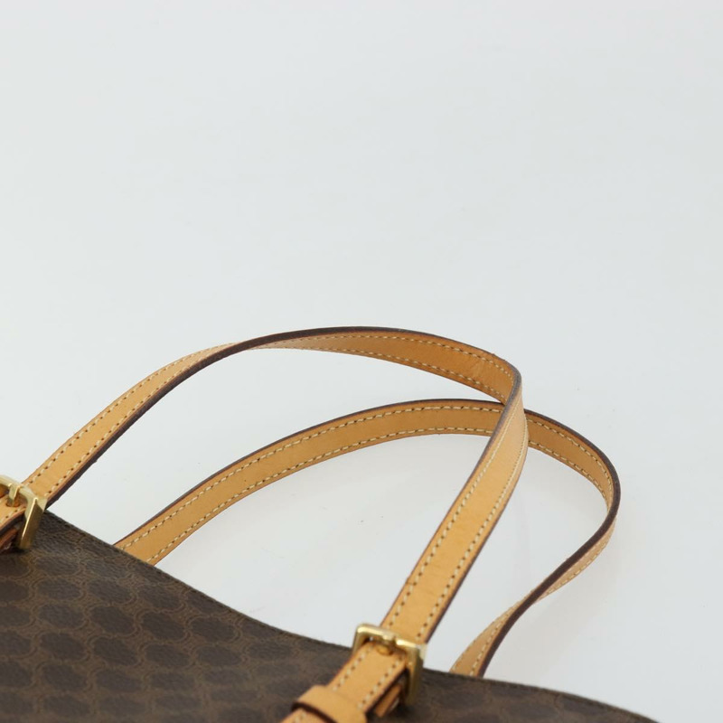 【日本直送】CELINE Macadam帆布托特包 PVC皮革 棕色 金色 Auth am11469A-7