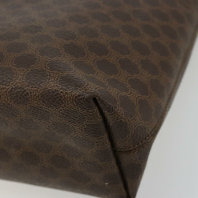 【日本直送】CELINE Macadam帆布托特包 PVC皮革 棕色 金色 Auth am11469A-8