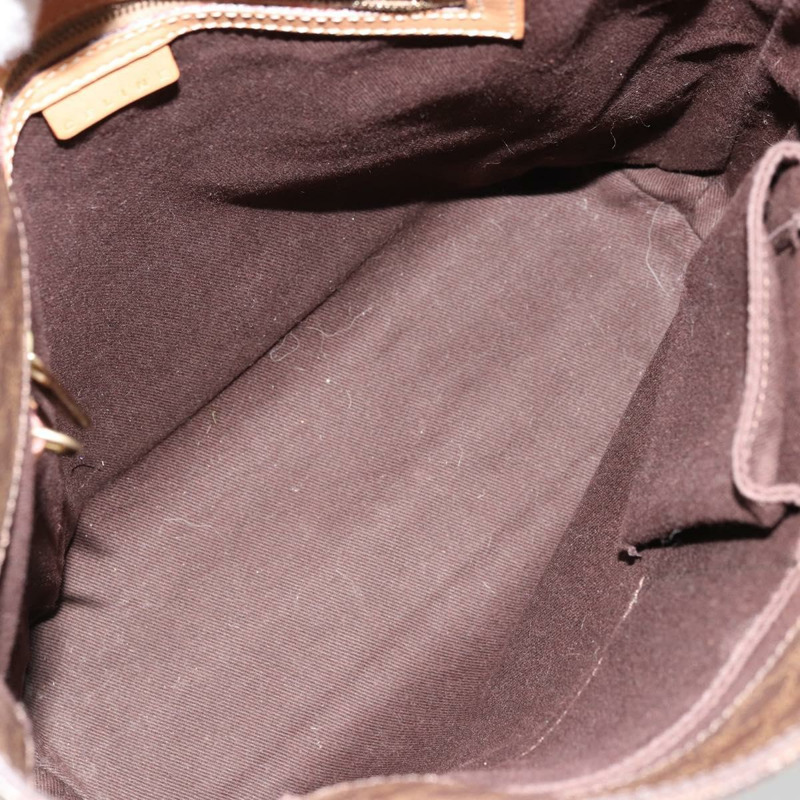 【日本直送】CELINE Macadam帆布托特包 PVC皮革 棕色 金色 Auth am11469A-10