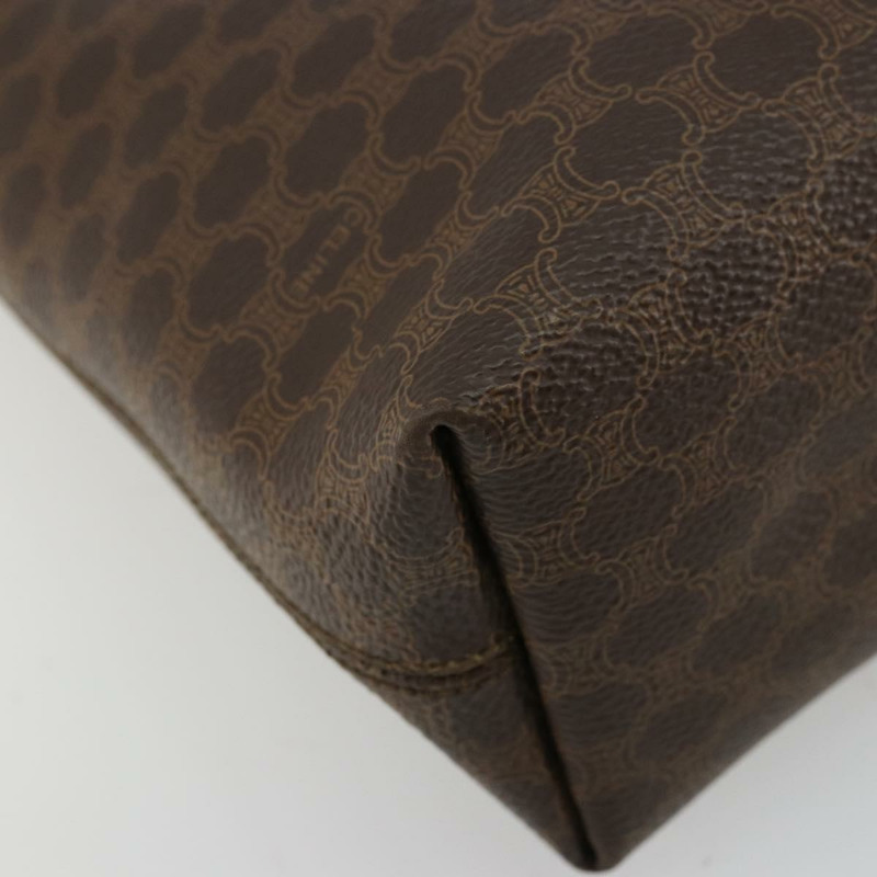【日本直送】CELINE Macadam帆布托特包 PVC皮革 棕色 金色 Auth am11469A-13