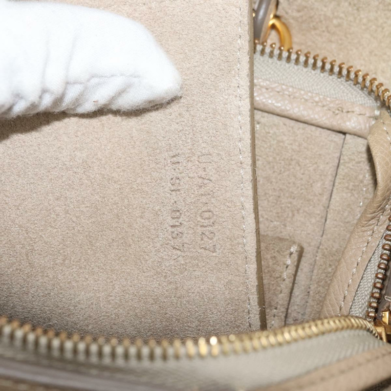 【日本直送】CELINE 腰包 手提包 皮革 兩用 米色 金色 正品 ep14314-11