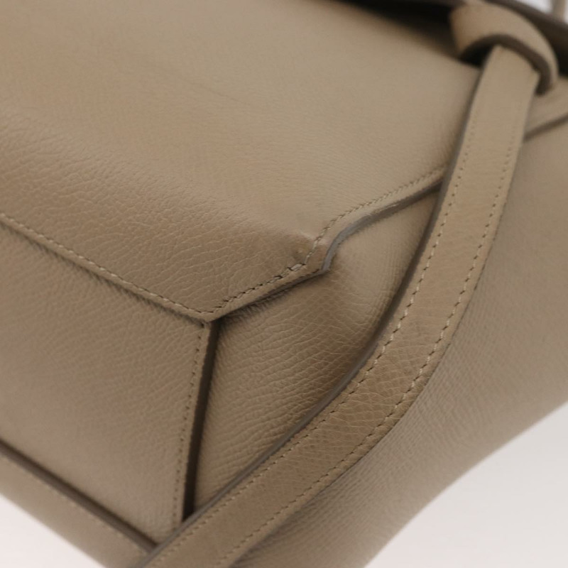 【日本直送】CELINE 腰包 手提包 皮革 兩用 米色 金色 正品 ep14314-15