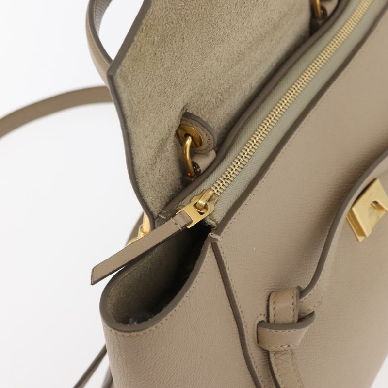 【日本直送】CELINE 腰包 手提包 皮革 兩用 米色 金色 正品 ep14314-20