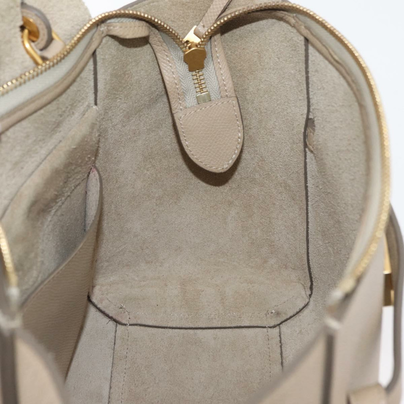 【日本直送】CELINE 腰包 手提包 皮革 兩用 米色 金色 正品 ep14314-21