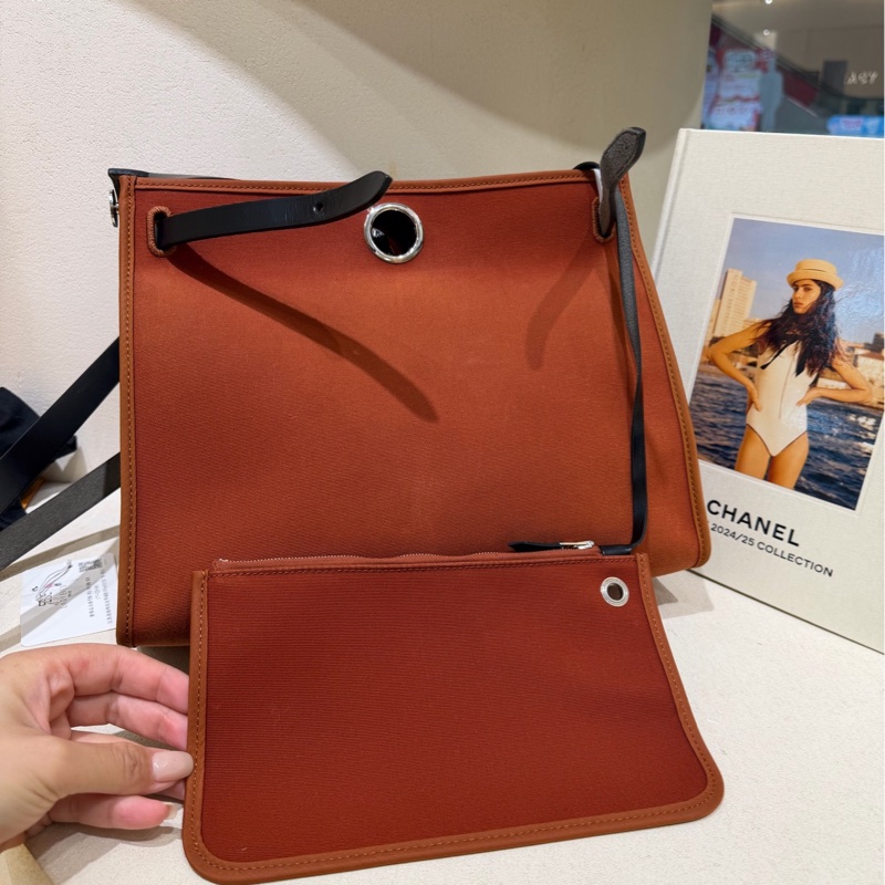 hermes 愛馬仕herbag31古銅色6c超絕拼色-8